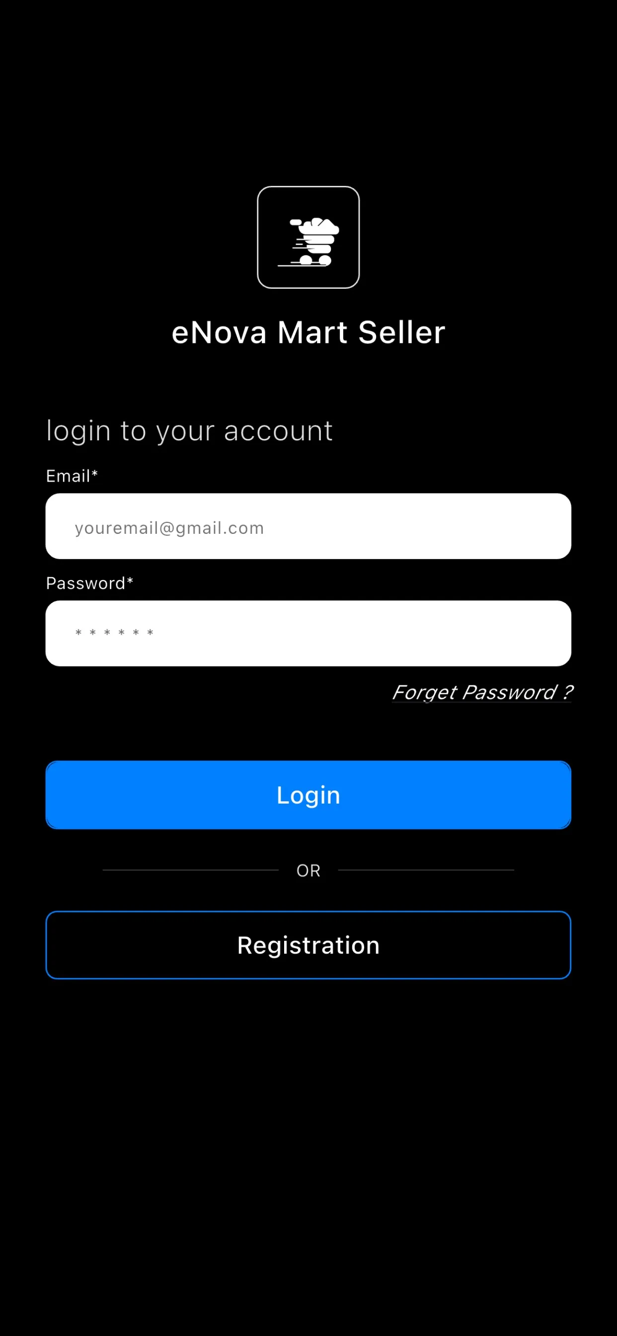 Sign in or begin seller registration.